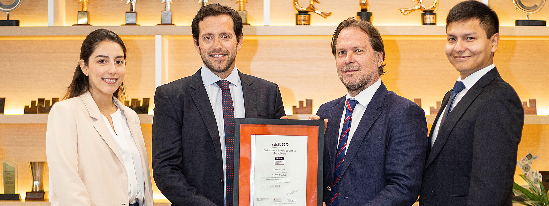 Alicorp reafirma su ética con Certificación ISO 37001