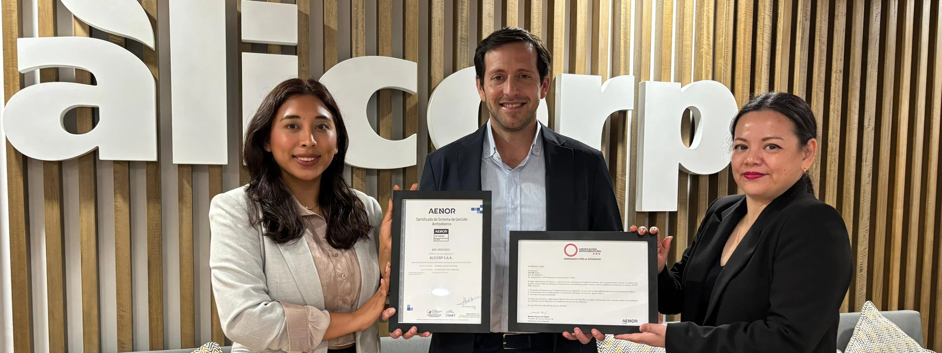Alicorp Reaffirms Its Commitment to Ethics and Obtains the Anti-Corruption Certification from Empresarios por la Integridad
